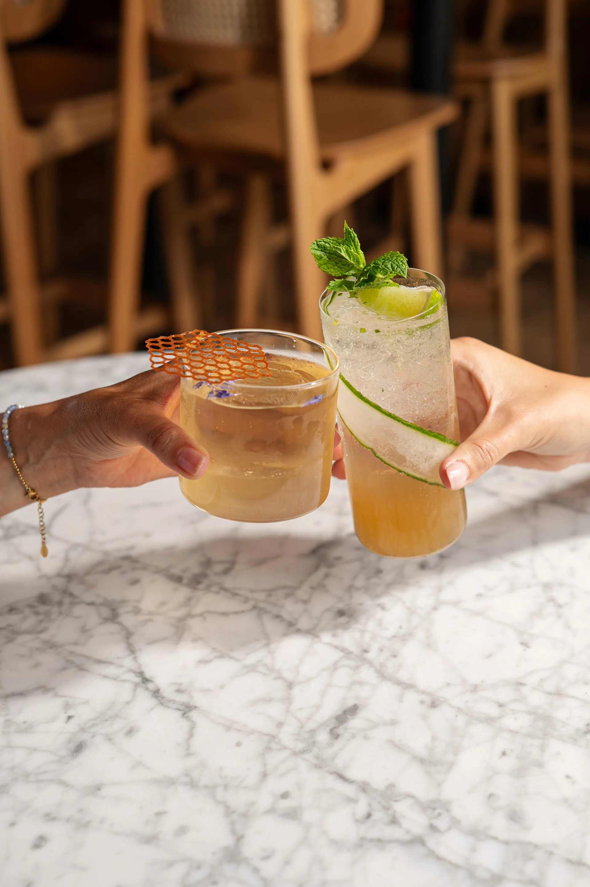 Food and drinks at Winnie's Café & Bar