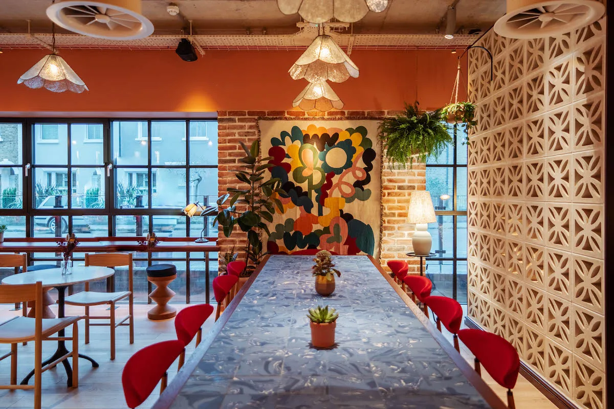 Dining area at Winnie's Chiswick